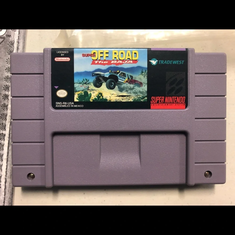 Super Nintendo Super Off Road The Baja